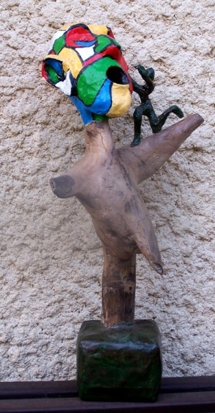 Sculpture intitulée "petit et grand souf…" par Anne-Frédérique Ferret, Œuvre d'art originale, Papier