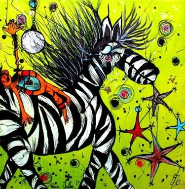 Peinture intitulée "Pour Jules." par Emilie Teillaud, Œuvre d'art originale