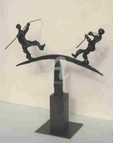 Sculpture intitulée "le couple" par Olivier Lecourtois, Œuvre d'art originale, Autre