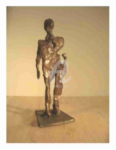 Sculpture intitulée "Le petit homme" par Olivier Lecourtois, Œuvre d'art originale, Autre