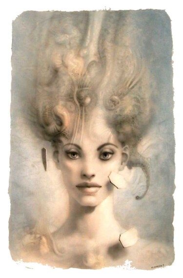 Painting titled "Huile / Toile" by Gérard Di-Maccio, Original Artwork