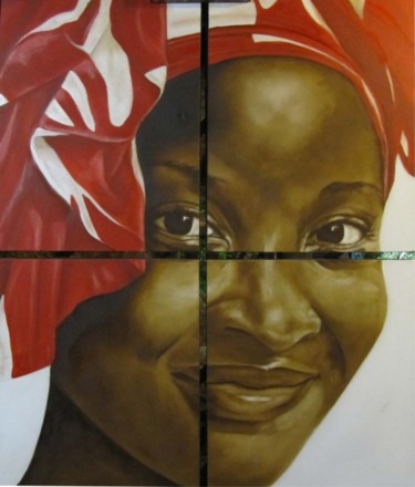 Malerei mit dem Titel "Positiva" von Eb, Original-Kunstwerk, Öl