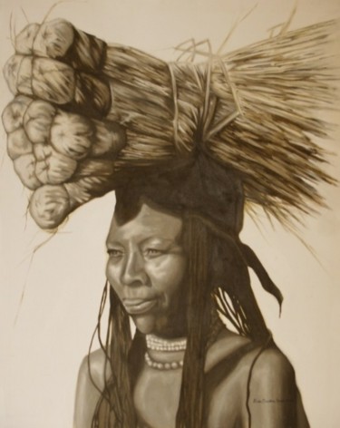 Painting titled "Fede" by Eb, Original Artwork, Oil