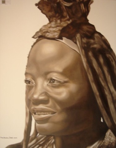 Painting titled "Giovane" by Eb, Original Artwork, Oil