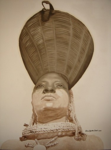 Painting titled "Orgoglio" by Eb, Original Artwork, Oil