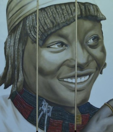 Painting titled "Sunshine" by Eb, Original Artwork, Oil