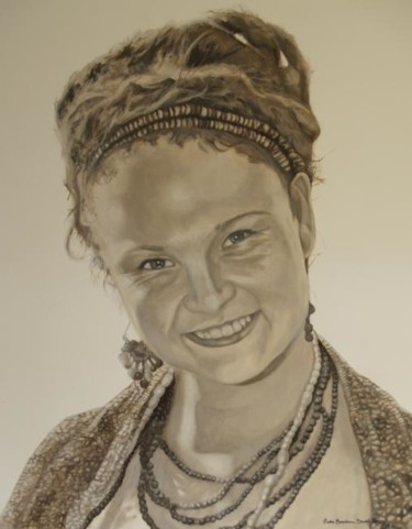 Painting titled "Stella" by Eb, Original Artwork, Oil