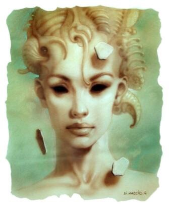 Painting titled "No Title" by Gérard Di-Maccio, Original Artwork