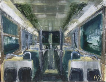 Peinture intitulée "Fer" par Nathalie Torrents, Œuvre d'art originale