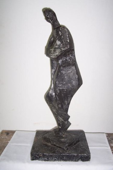 Pintura titulada "Tecnica Mujer en Re…" por Víctor Martínez Vásquez, Obra de arte original