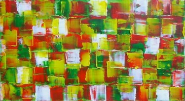 Pittura intitolato "Rubik’s cube II" da F, Opera d'arte originale