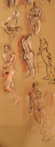 绘画 标题为“Acrylique beige et…” 由Mariejose Lolmede, 原创艺术品