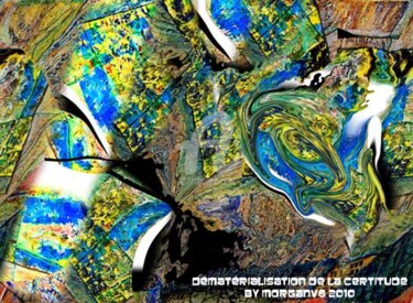 Peinture intitulée "Dématérialisation d…" par Morganv6, Œuvre d'art originale
