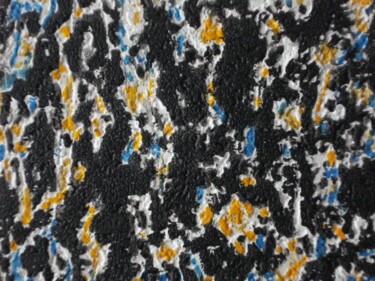 Peinture intitulée "Tissage" par H . Mortazavi, Œuvre d'art originale, Huile