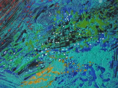 Peinture intitulée "Verdoyer" par H . Mortazavi, Œuvre d'art originale, Huile