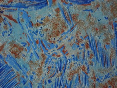 Peinture intitulée "Polissage" par H . Mortazavi, Œuvre d'art originale, Huile