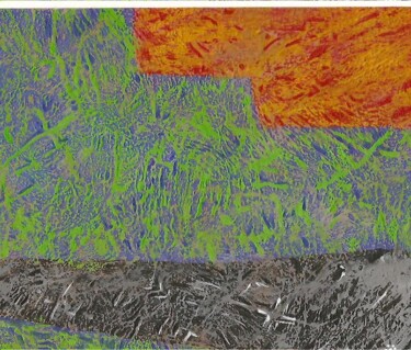 Peinture intitulée "Paysage" par H . Mortazavi, Œuvre d'art originale, Huile