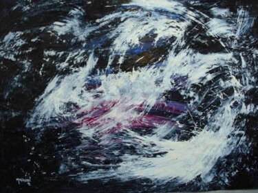 Peinture intitulée "LA SUREXCITATION" par H . Mortazavi, Œuvre d'art originale, Huile