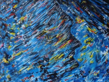 Peinture intitulée "Condamné" par H . Mortazavi, Œuvre d'art originale, Huile