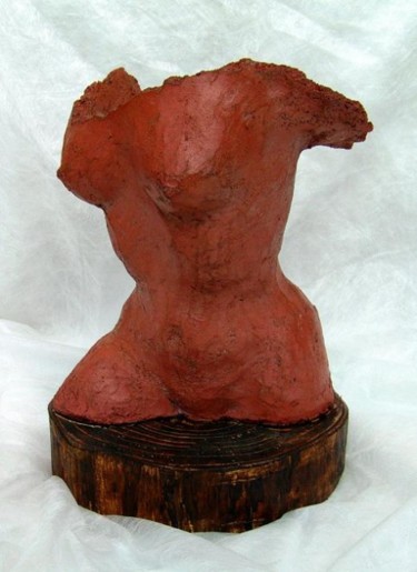 Sculpture intitulée "Torsion" par Marian Cobos, Œuvre d'art originale