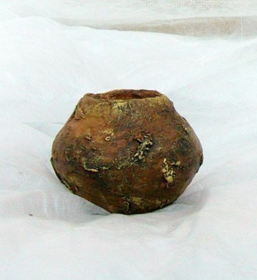 Sculpture intitulée "Petit pot" par Marian Cobos, Œuvre d'art originale