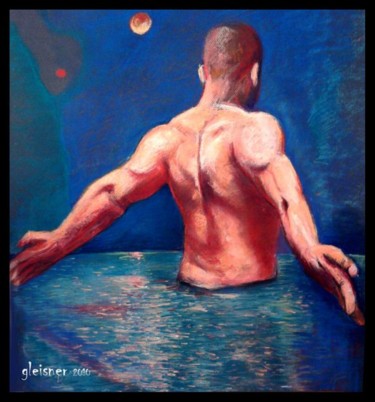 Dessin intitulée "la bas" par Gleisner, Œuvre d'art originale, Autre