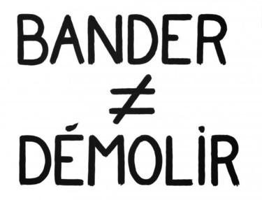 Peinture intitulée "BANDER" par Toytoy, Œuvre d'art originale
