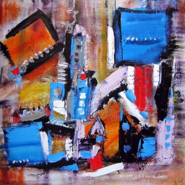 제목이 "Tour blanche, tour…"인 미술작품 Muriel Cayet로, 원작, 기름