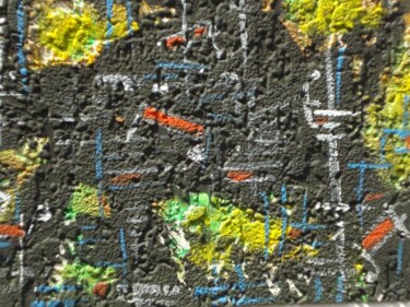 Peinture intitulée "Apocalypse" par H . Mortazavi, Œuvre d'art originale, Huile