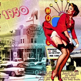Peinture intitulée "ON THE STRIP" par Alan Berg, Œuvre d'art originale