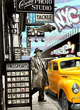 Peinture intitulée "PASSPORTS" par Alan Berg, Œuvre d'art originale
