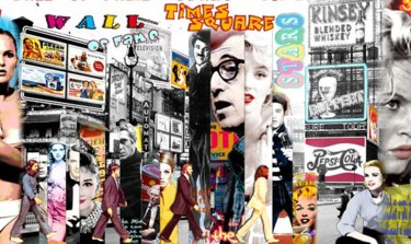 Peinture intitulée "WALL OF FAME" par Alan Berg, Œuvre d'art originale