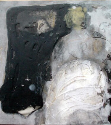 Peinture intitulée "en attente" par Catherine Monmarson, Œuvre d'art originale
