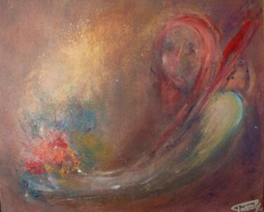 Peinture intitulée "Marchande de bonheu…" par Pascaly, Œuvre d'art originale