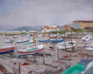绘画 标题为“OLEO, PUERTO DE HON…” 由Rubén De Luis, 原创艺术品, 油