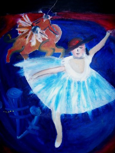 Painting titled "Bailarina" by Georg Kiehn, Original Artwork
