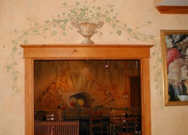 Painting titled "Ferrarro Restaurant" by Victoria Wallace, Original Artwork