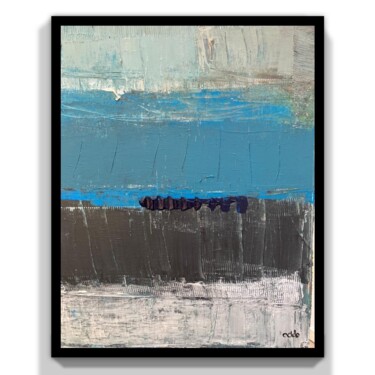 Malerei mit dem Titel "Landscape number si…" von Hubert Oddo, Original-Kunstwerk, Acryl