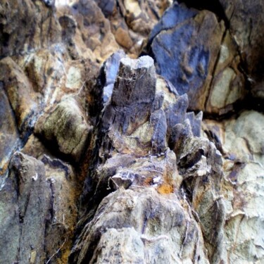 Photographie intitulée "totem bleu" par Marc Daniel, Œuvre d'art originale