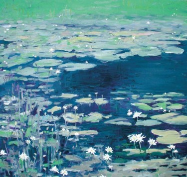 Painting titled "Lotus_copy.jpg" by Animesh Roy, Original Artwork