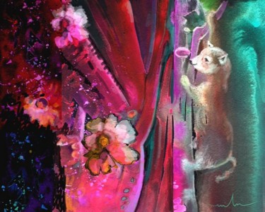 绘画 标题为“Bare with me” 由Miki De Goodaboom, 原创艺术品, 油