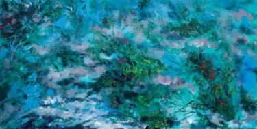 Painting titled "Mist_with_Waterscap…" by Animesh Roy, Original Artwork