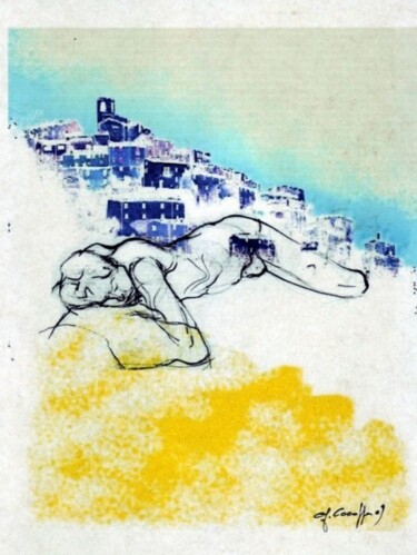 Pittura intitolato "il sogno" da Geremia Cocozza, Opera d'arte originale