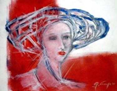 Pittura intitolato "bocca di rosa" da Geremia Cocozza, Opera d'arte originale, Olio