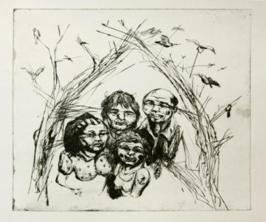 Dessin intitulée "Retouche à l'âge." par Frhégo, Œuvre d'art originale, Autre