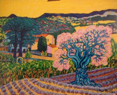 Painting titled "dans le beau pays d…" by Igor Marceau, Original Artwork