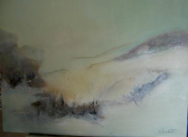 Malerei mit dem Titel "Contrastes" von Arlette Loubet, Original-Kunstwerk, Öl