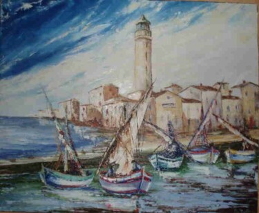 Peinture intitulée "GRAU DU ROI ANCIEN" par Manuel Martin, Œuvre d'art originale