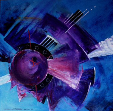 「Black Hole」というタイトルの絵画 Oleg Shovkunenko (OLEG SHOVK)によって, オリジナルのアートワーク, オイル