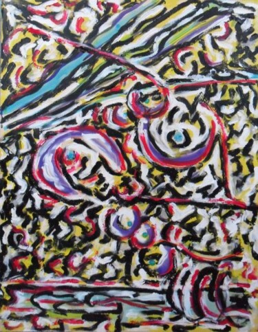 「0029.JPG」というタイトルの絵画 Claude Langevin (Cloud Rabbit)によって, オリジナルのアートワーク